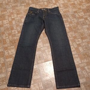 Ariat Rebar M7 Black Men's Jeans, Slim Stright  Size 29/34